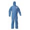 Kleenguard Hooded Disposable Coverall, Blue, XL, PK24 58514 - alternate 1