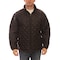 Tingley Jacket, Polyester, Zipper Front, Black, 2XL J77013 - alternate 1