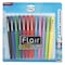 Paper Mate Point Guard Flair Felt Tip Porous Point Pen, Stick, Medium 0.7 mm, Assorted Ink/Barrel Colors, PK12 74423 - alternate 1