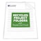 C-Line Products Project Folder Jacket, Clear, PK25 62127 - alternate 1