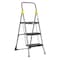 Cosco Folding Step Stool, 3 Step, 300 lb., Gray, 3 Steps, 300 lb Load Capacity, 4.6 ft Overall Height, Steel 11839GGO - alternate 1