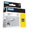 Dymo Rhino Heat Shrink Tubes Industrial Label Tape, 0.75" x 5 ft, White/Black Print DYM18057 - alternate 1