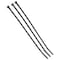3M Cable Tie, 9 in L, 2 in Max Bundle Dia., Black, Nylon 6/6, 40 lb Strength, 1000 PK CT8BK40-C - alternate 1