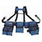 Bucket Boss Tool Belt, Framers Rig, 3 Bag, Royal Blue, Royal Blue, 1680 Heavy Duty Poly Fabric, 29 Pockets 55185-RB - alternate 1