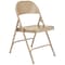 National Public Seating Folding Chair, Steel, Beige, PK4 51 - alternate 1
