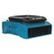 Xpower Low Profile Air Mover W/ GFCI Power Outlets and Timer Meter (ABS), 1/3 HP, 1150 CFM, 2.8 Amps, 2 Positions, 1 Speed XL-760AM - alternate 1