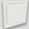 American Louver 6 in Square Square Plaque Diffuser, White STR-PQ-6W - alternate 2