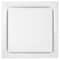American Louver 6 in Square Square Plaque Diffuser, White STR-PQ-6W - alternate 1
