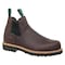 Georgia Boot Men's Waterproof Chelsea Work Boot, 8 M, Steel Toe, 5 in H, Soggy Brown, GR530 GR530 - alternate 1