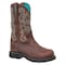 Justin Original Workboots Women's Western Boot, 9 B, Steel Toe, 11 in H, Brown, WKL9991 GY9991 - alternate 1