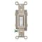 Hubbell Wiring Device-Kellems Wall Switch, 30A, White, 2-Pole Type, 2 HP HBL3032W - alternate 2