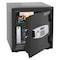 Honeywell Fire Rated Security Safe, with Digital Keypad, Override Key 145 lb, 1.24 cu ft, Steel 2115 - alternate 2