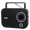 Jensen Audio Portable Radio AM/FM, Black MR-550-BK - alternate 1