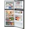 Frigidaire Refrigerator, Top Freezer, 10cu ft, Silver FFET1022UV - alternate 2