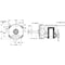 Dayton AC Gearmotor, 65 in-lb Max. Torque, 10 RPM Nameplate RPM, 115V AC Voltage, 1 Phase 52JD97 - alternate 2