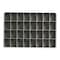 Durham Mfg Compartment Drawer Insert W/ 32 Compartments, Polypropylene, 3 in H x 18 in W x 12 in D, Gray 124-95-32-IND - alternate 1