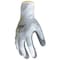 Ironclad Performance Wear Coated Gloves, Polyurethane, Flat, Palm, Not Rated Abrasion Level, White/Gray, L 1 PR IKC3-04-L - alternate 1