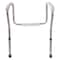Healthsmart Toilet Mount Toilet Safety, 25" L, Aluminum, Textured 521-9804-9601 - alternate 2