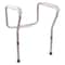 Healthsmart Toilet Mount Toilet Safety, 25" L, Aluminum, Textured 521-9804-9601 - alternate 1