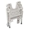 Healthsmart Concealed Wall Mount Bath Seat, 16-1/4" L, Steel, Powder Coated 522-3700-1900 - alternate 3