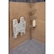 Healthsmart Concealed Wall Mount Bath Seat, 16-1/4" L, Steel, Powder Coated 522-3700-1900 - alternate 2