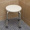 Healthsmart Smooth Shower Stool, 12-1/2" L, Aluminum, Polystyrene, Polystyrene 522-9801-1900 - alternate 3