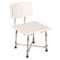 Healthsmart Backrest Tub and Shower Seat, 21" L, Aluminum, Plastic, Textured 524-1816-1999 - alternate 3