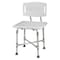 Healthsmart Backrest Tub and Shower Seat, 21" L, Aluminum, Plastic, Textured 524-1816-1999 - alternate 1