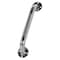 Dmi Knurled Grab Bar, 12" L, Steel, Chrome plated 521-1530-0612 - alternate 2
