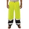 Tingley High-Visibility Pants, M, Black; Green; Yellow, Polyurethane P27122 - alternate 1