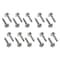 Snap-Loc Lag Screw, 1/4 in, 1 in, Zinc Plated Steel, Hex Head External Hex Drive, 20 PK SLFETW201 - alternate 1