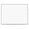 Ghent Dry Erase Board, Steel, 24 in, 36 in, Aluminum Frame, White/Gray, Gloss GRPM321G-23 - alternate 1