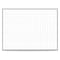 Ghent Dry Erase Board, Steel, 24 in, 36 in, Aluminum Frame, White/Gray, Gloss GRPM322G-23 - alternate 1