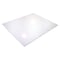 Floortex Chair Mat 39"x49", Contoured Shape, Clear, for Carpet FR119923SR - alternate 1