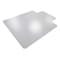 Floortex Chair Mat 60"x79", Rectangular Shape, Clear, for Hard Floor FR1215020019ER - alternate 1