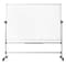 Mastervision Dry Erase Board, Melamine, 48 in, 36 in, Aluminum Frame, White, Matte RQR0221 - alternate 1