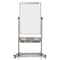 Mastervision Dry Erase Board, Steel, 80 in, 38 in, Aluminum Frame, White, Matte QR5203 - alternate 1