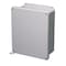 Wiegmann Captive Screws Electrical Enclosures, 9.74 in H, 6-1/4 in D, 8 in W, 1, 12, 3R, 4X, Fiberglass HW-J100806SC - alternate 1