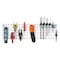 Triton Products White Tool Storage Kit with (1) 31.5 In. x 9 In. 18-Gauge Steel Square Hole Pegboard 8 pc. LocHook Assortment LBS31T-WHT - alternate 2