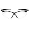 Condor Agitator Reader Safety Glasses, Black Wraparound Frame, 1.5 Diopter, Clear Lens, Universal 52YP37 - alternate 3