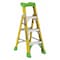 Louisville 4 ft Fiberglass Stepladder, 375 lb Capacity FXS1404HD - alternate 1