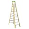 Louisville 10 ft Fiberglass Stepladder, 375 lb Capacity FXS1410HD - alternate 1