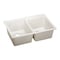 Elkay Quartz Luxe 33"x22"x9-1/2", T-Mnt, Ricotta, Drop-In Mount, Pre-scored for up to 4 Hole, Ricotta ELX250RRT0 - alternate 1