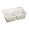 Elkay Quartz Luxe 33"x22"x9-1/2", T-Mnt, Ricotta, Drop-In Mount, Pre-scored for up to 5 Hole, Ricotta ELX3322RT0 - alternate 1