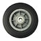 Zoro Select Solid Wheel, Ribbed, 8" Dia., 2-5/8" W 53CM86 - alternate 2