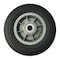 Zoro Select Solid Wheel, Ribbed, 2" W, Ball Bearings 53CM87 - alternate 1