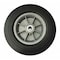 Zoro Select Solid Wheel, Ribbed, 10" Dia., Ball Bearing 53CM88 - alternate 2