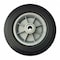 Zoro Select Solid Wheel, Ribbed, 3/4" Fits Axle Dia. 53CM91 - alternate 3