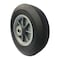 Zoro Select Solid Wheel, Ribbed, 3/4" Fits Axle Dia. 53CM91 - alternate 1