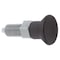 Kipp Indexing Plunger D1= M08X1, D=4, Style A, Non-Lockout wo Locknut, Stainless Steel Hardened K0338.01004 - alternate 1